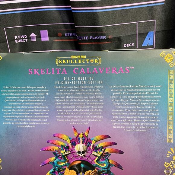 MONSTER HIGH 2025 Edition Mattel Holiday Dia De Los Muertos Skelita Calaveras - Picture 4 of 10